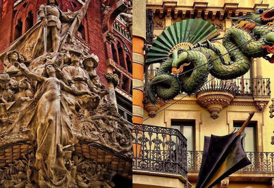 Необыкновенная архитектура Барселоны в деталях <span class="color_red">- ФОТО</span>