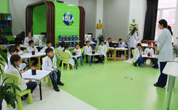 "Uşaqlar üçün ekoloji laboratoriya" çərçivəsində növbəti təlim keçirilib