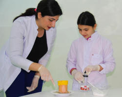 "Uşaqlar üçün ekoloji laboratoriya" çərçivəsində növbəti təlim keçirilib