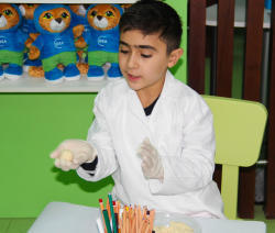 "Uşaqlar üçün ekoloji laboratoriya" çərçivəsində növbəti təlim keçirilib