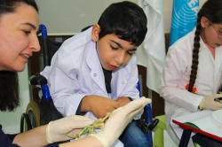 "Uşaqlar üçün ekoloji laboratoriya" çərçivəsində növbəti təlim keçirilib