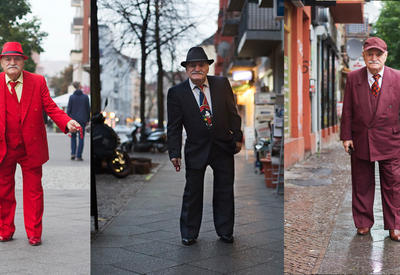 83-летний дедушка каждый день удивляет своими стильными нарядами <span class="color_red">- ФОТО</span>