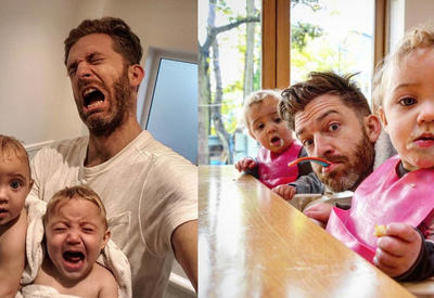 Женское царство: мужчина показал, каково это — быть отцом четырех девочек <span class="color_red">- ФОТО</span>