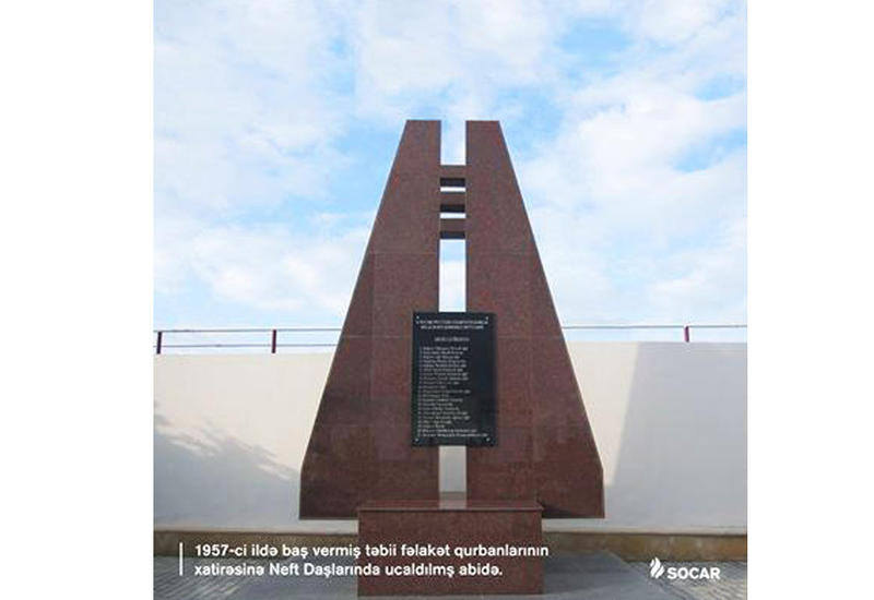В Азербайджане воздвигнут памятник в честь погибших нефтяников