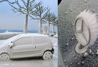 28 фото, как зима превращает автомобили в произведения искусства