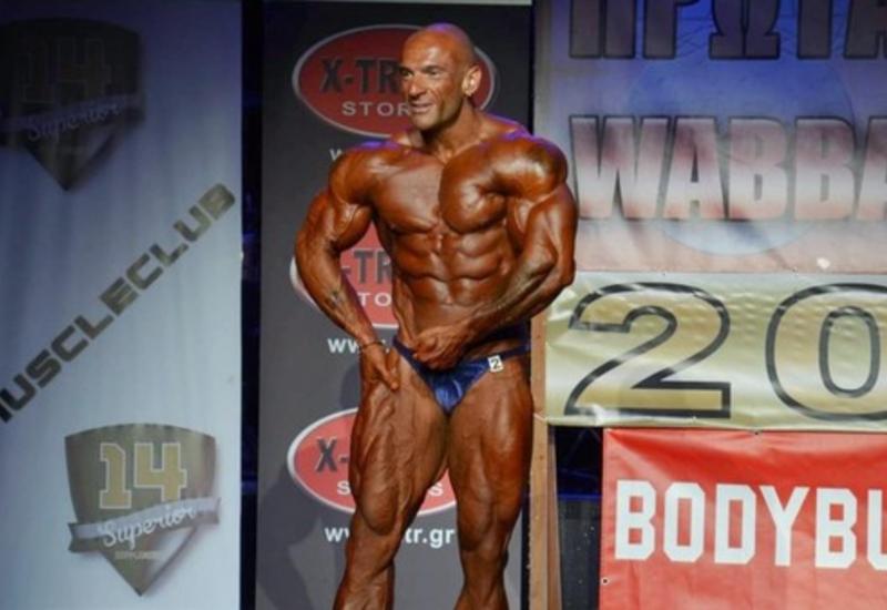 Обиженый бодибилдер ударил судью за полученное второе место