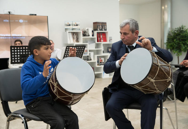 В Школе искусств Гейдара Алиева прошел тренинг на тему "Азербайджанские национальные музыкальные инструменты: история и современность"