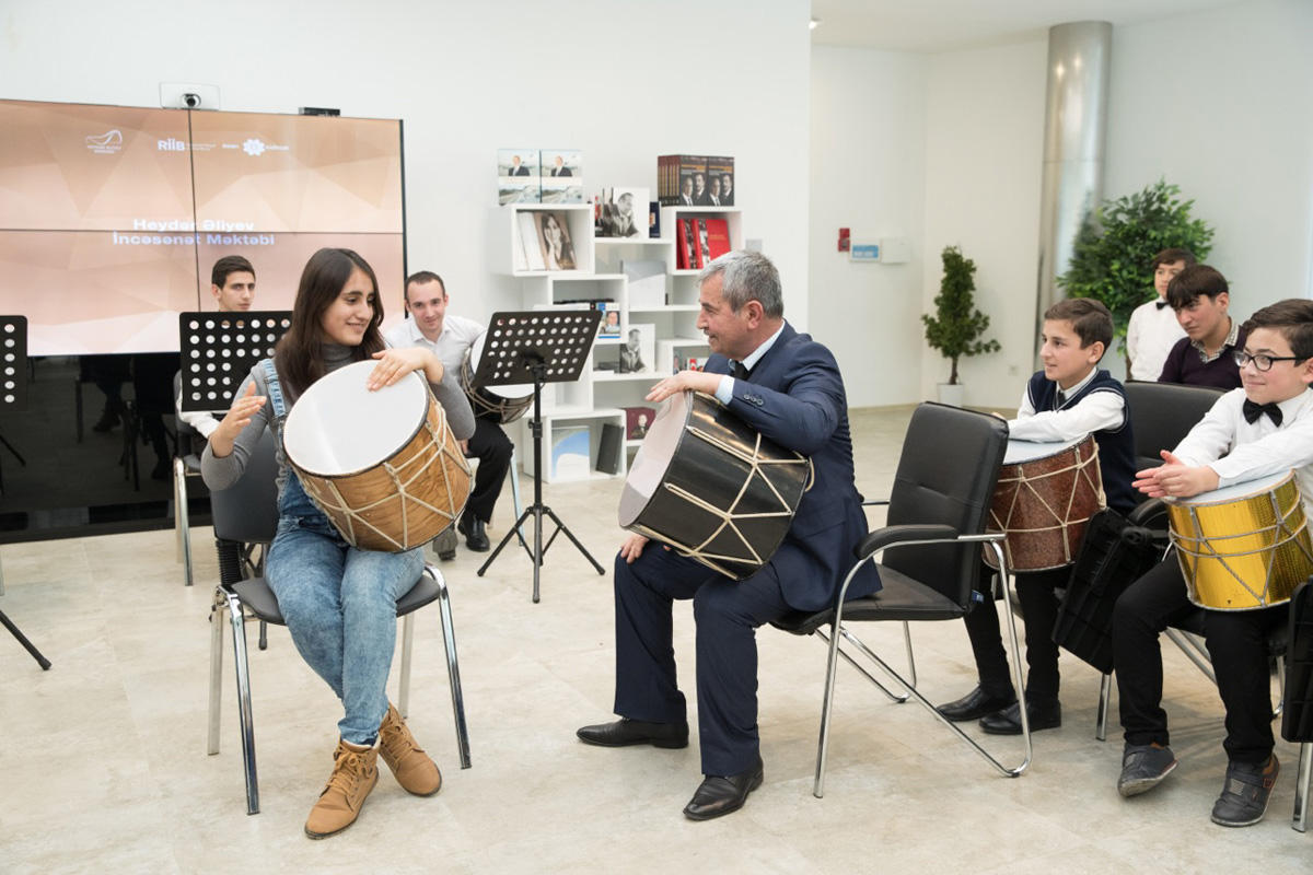 В Школе искусств Гейдара Алиева прошел тренинг на тему "Азербайджанские национальные музыкальные инструменты: история и современность"