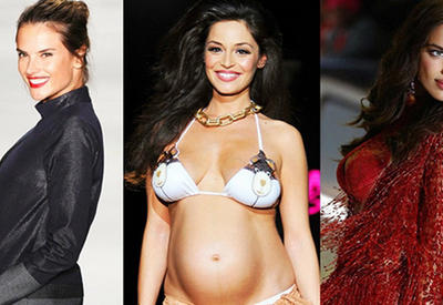 Дефиле в интересном положении: Ирина Шейк и другие беременные модели, которые смело выходили на подиум <span class="color_red">- 10 ФОТО</span>