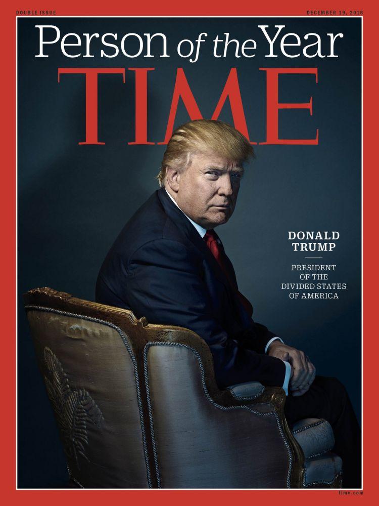 Time назвал Дональда Трампа "Человеком года"