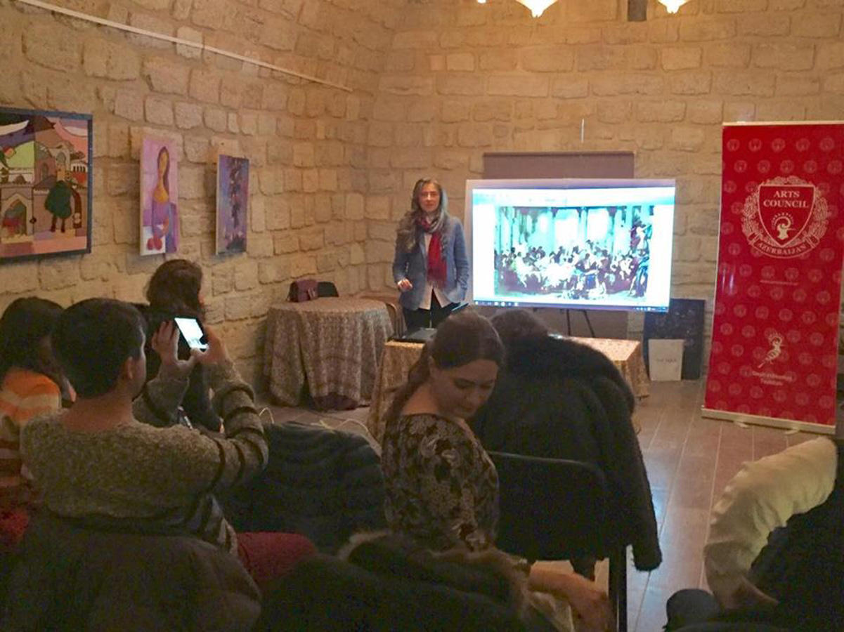 Украинская художница провела семинары в Баку