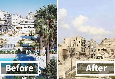 Впечатляющие фото Алеппо ДО и ПОСЛЕ начала войны в Сирии