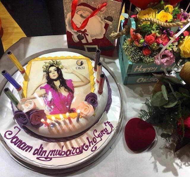 Oksananın ad günündən