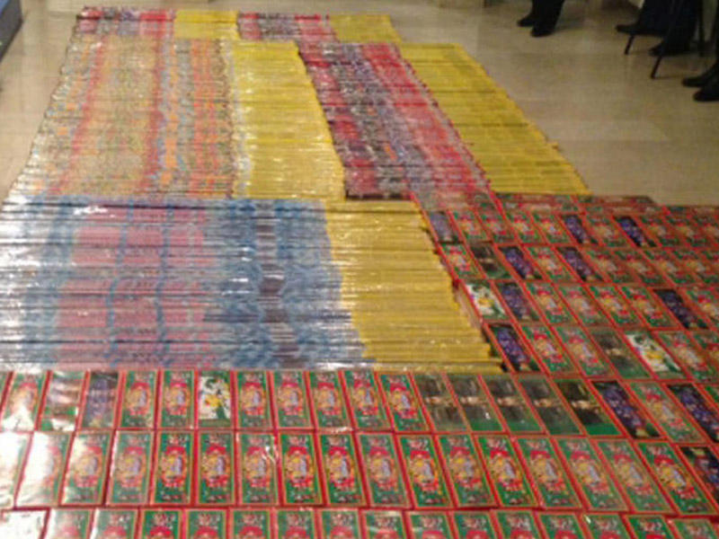 Çoxlu sayda pirotexniki məmulatlar satışdan çıxarılıb