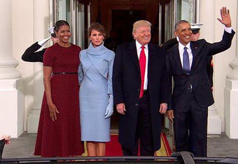 Donald Tramp Ağ Evə daxil olub