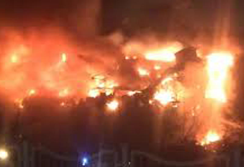 В китайском магазине фейерверков заживо сгорели люди