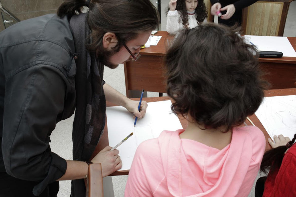 Мастер-классы для юных посетителей в азербайджанском музее