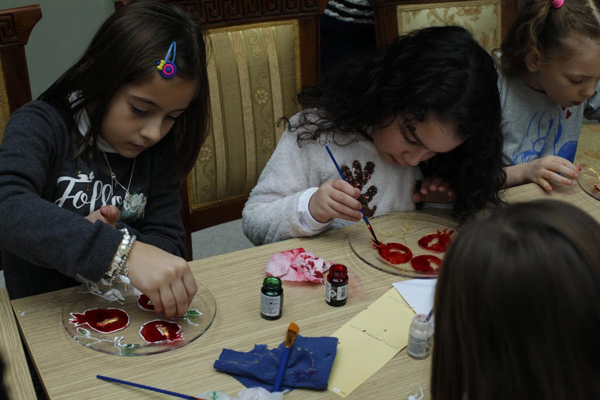Мастер-классы для юных посетителей в азербайджанском музее