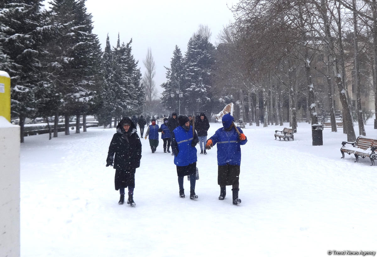 Баку в белоснежном одеянии