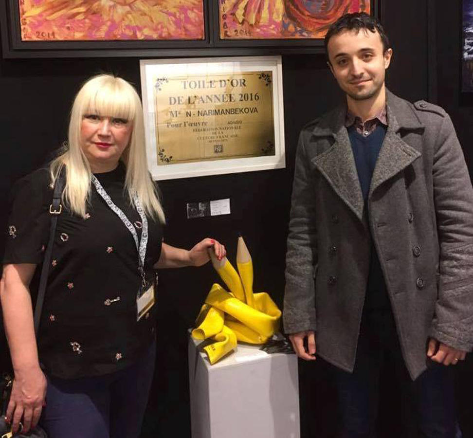 "Марионетка" азербайджанской художницы на престижной выставке во Франции