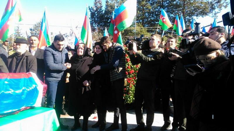 Шехид Чингиз Гурбанов похоронен в Гусаре