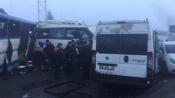В Турции столкнулись 40 автомобилей