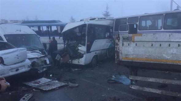 В Турции столкнулись 40 автомобилей