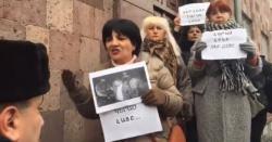 İrəvanda etiraz aksiyası