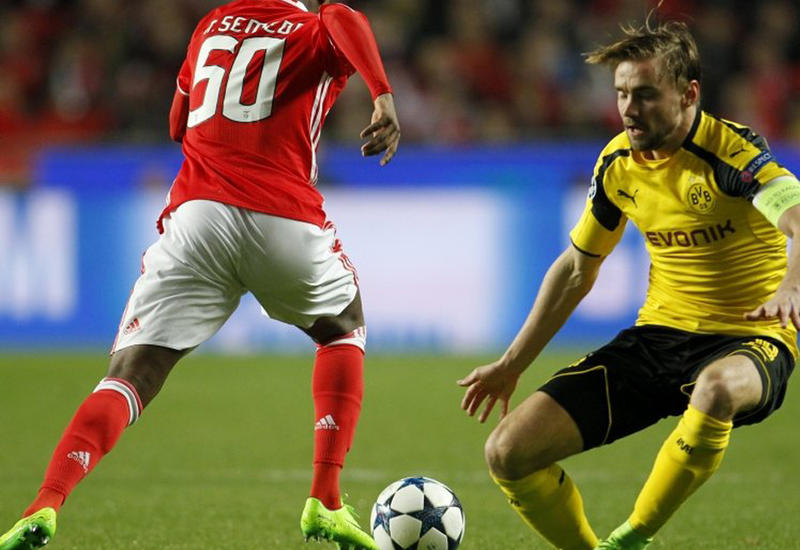 "Бенфика" обыграла "Боруссию" в первом матче 1/8 финала Лиги чемпионов