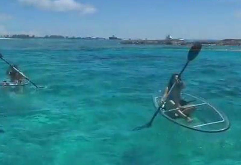 Американцы создали прозрачную лодку из пуленепробиваемого материала