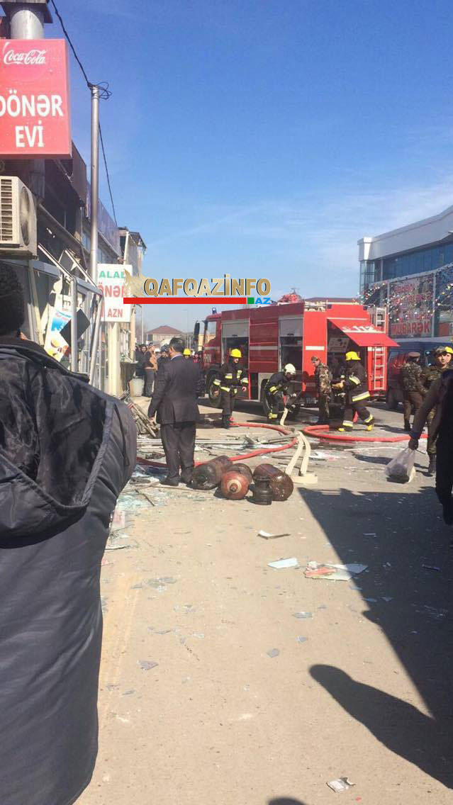 Bakıda dönərxana PARTLADI - Yaralılar var