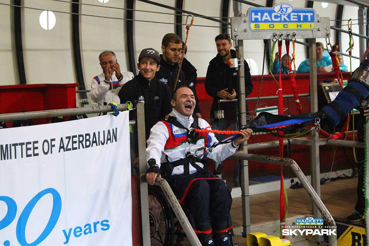 Снят фильм об азербайджанском паралимпийце, который любит экстрим