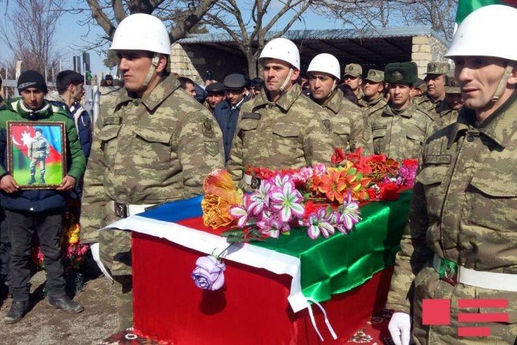 Азербайджанский шехид похоронен в Шамкире