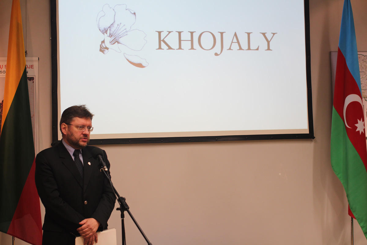 Vilnüsdə Xocalı soyqırımı ilə bağlı silsilə tədbirlər keçirilib