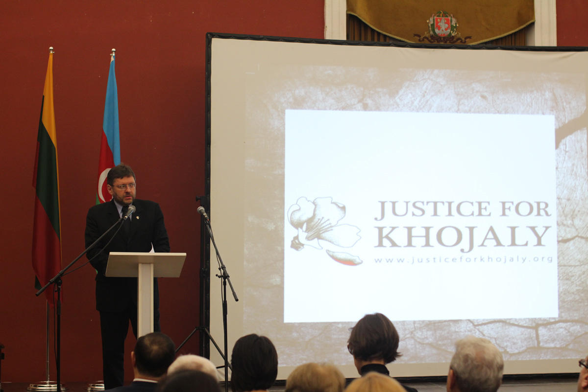 Vilnüsdə Xocalı soyqırımı ilə bağlı silsilə tədbirlər keçirilib