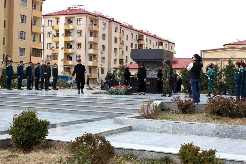 Xocalı soyqırımının 25-ci ildönümü ilə əlaqədar Goranboyda ümumrayon yürüşü olub