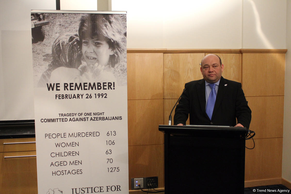 В Сиднее почтили память жертв Ходжалинского геноцида