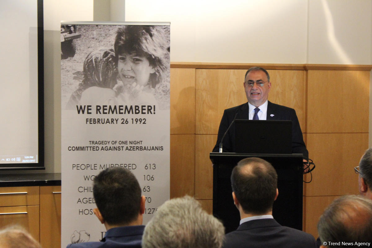 В Сиднее почтили память жертв Ходжалинского геноцида