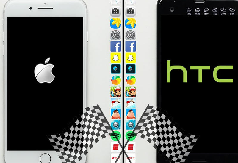 HTC U Ultra против iPhone 7 Plus в тесте на быстродействие
