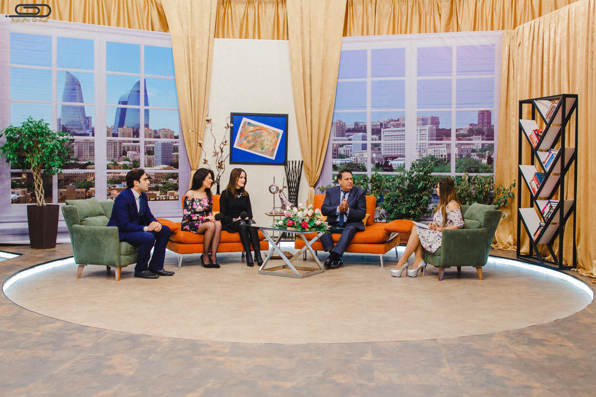 Мубариз Тагиев и его любимые воспитанники стали гостями Фирузы Джалиловой