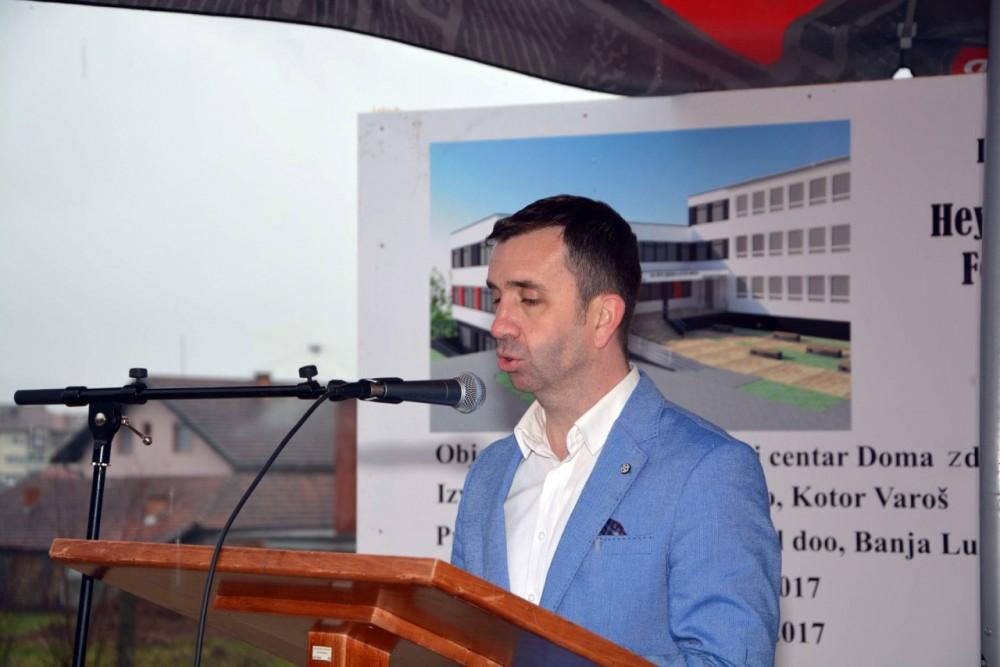 Cостоялась закладка фундамента Центра скорой медицинской помощи, который будет построен в Боснии и Герцеговине при поддержке Фонда Гейдара Алиева