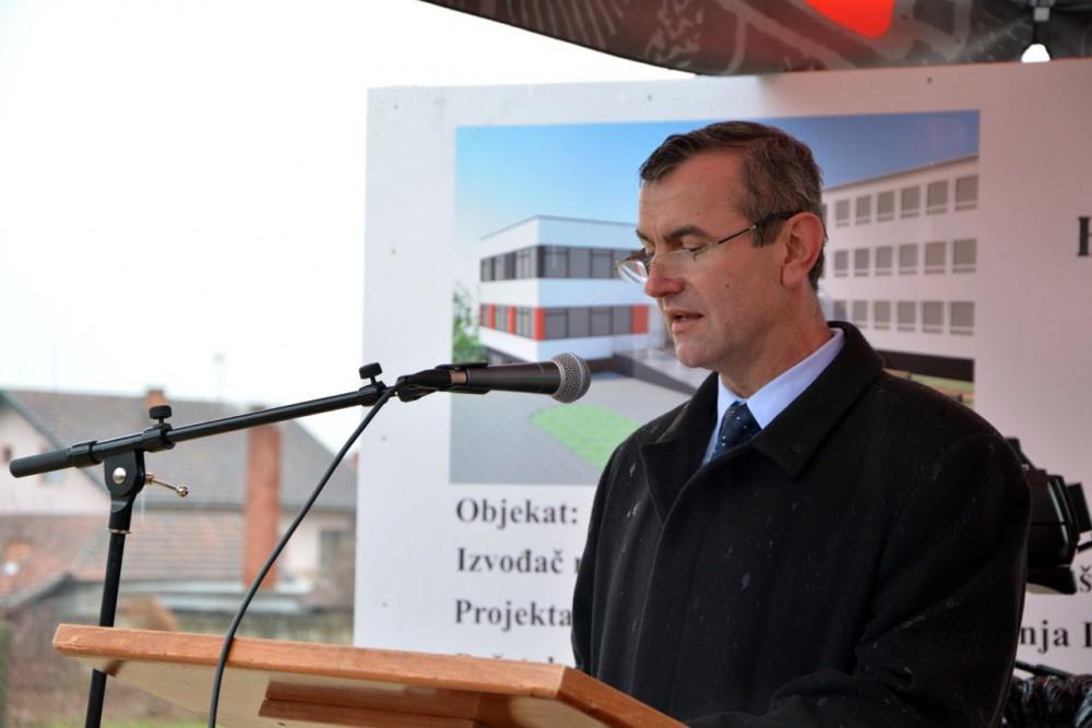 Cостоялась закладка фундамента Центра скорой медицинской помощи, который будет построен в Боснии и Герцеговине при поддержке Фонда Гейдара Алиева