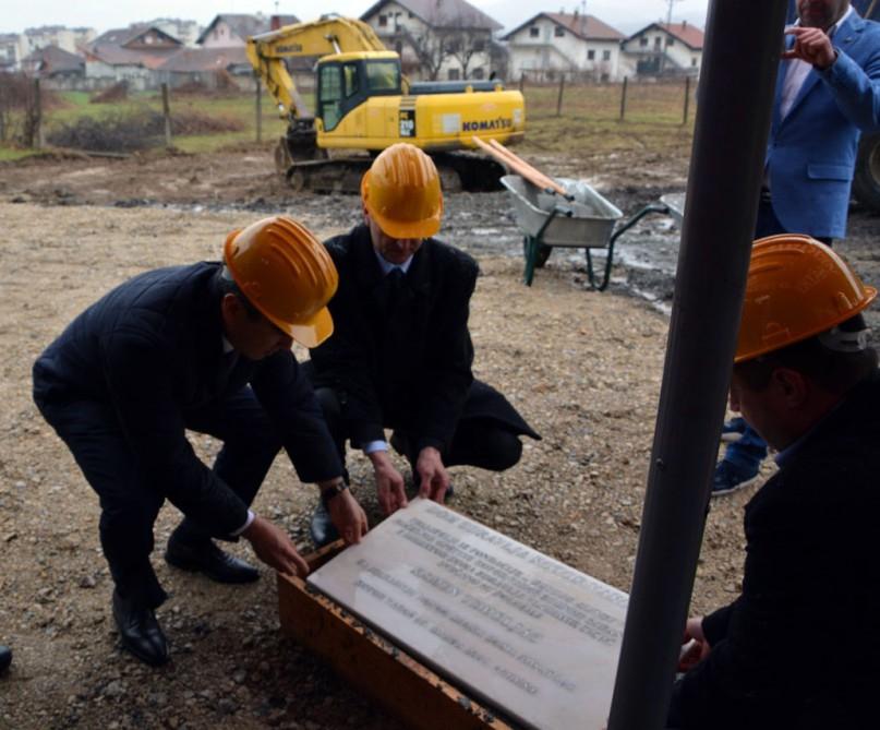 Cостоялась закладка фундамента Центра скорой медицинской помощи, который будет построен в Боснии и Герцеговине при поддержке Фонда Гейдара Алиева