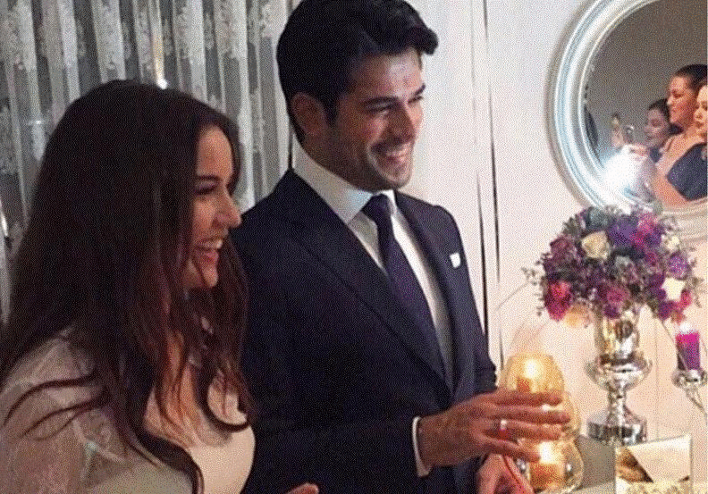 Burak və Fahriyenin nişanından ilk FOTOLAR