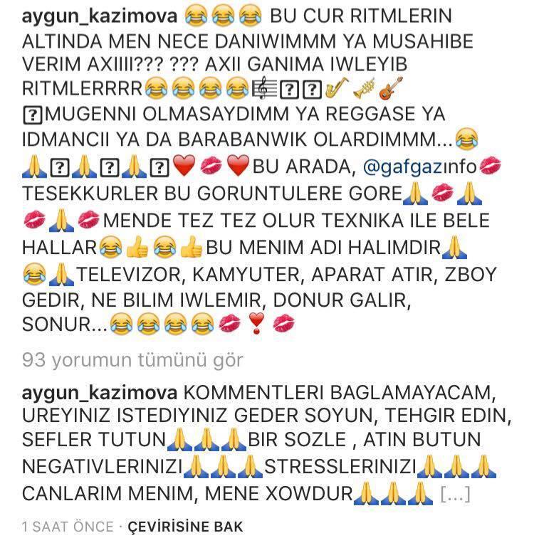 Aygün Kazımovadan gözlənilməz addım