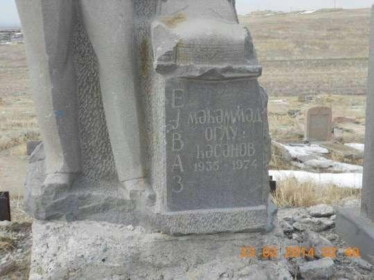 Ermənilərin dağıtdığı Azərbaycan qəbiristanlığı