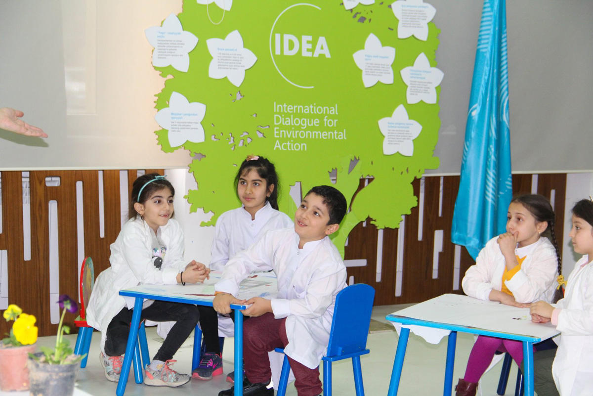 "Uşaqlar üçün ekoloji laboratoriya" çərçivəsində təlim keçirilib