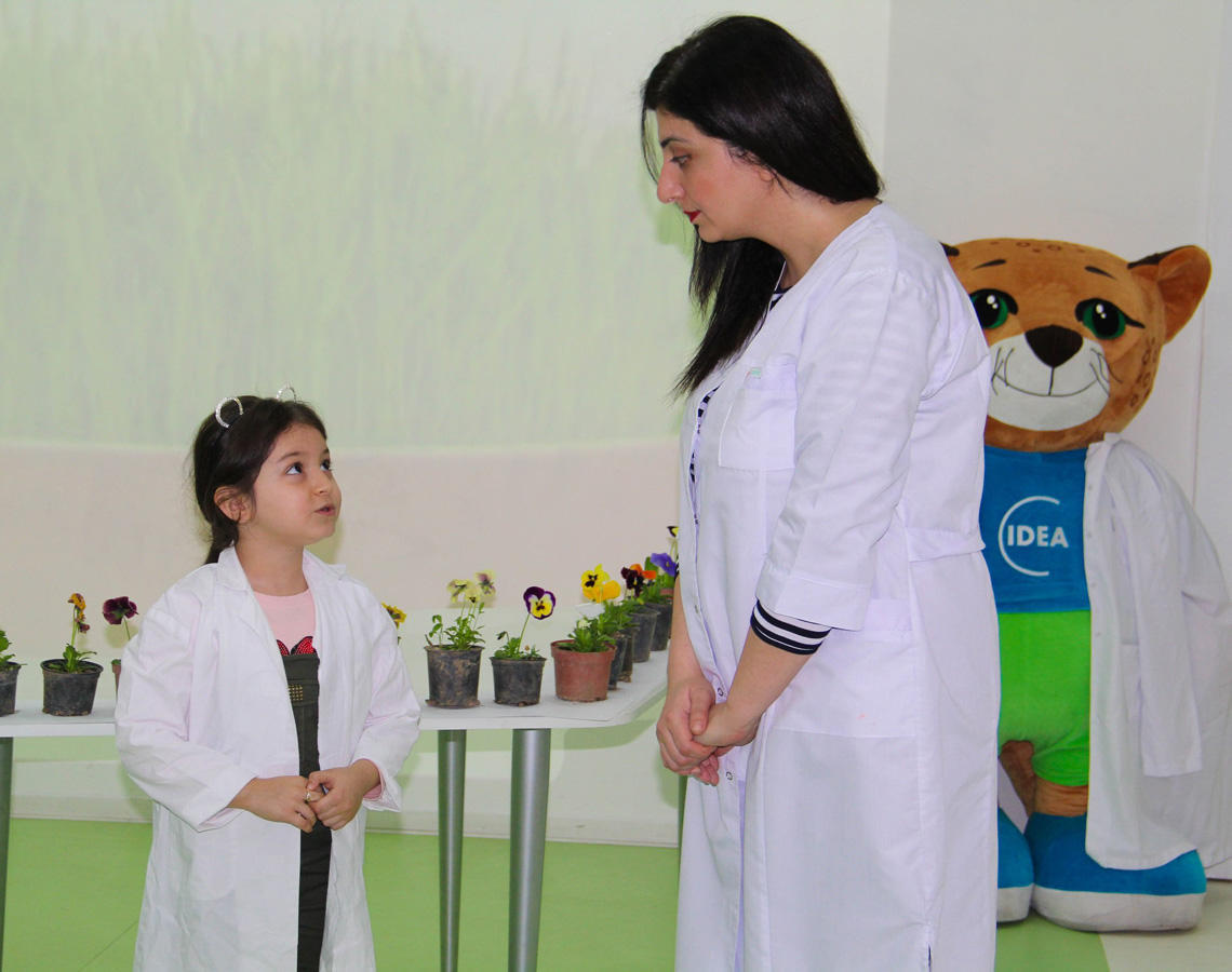 "Uşaqlar üçün ekoloji laboratoriya" çərçivəsində təlim keçirilib