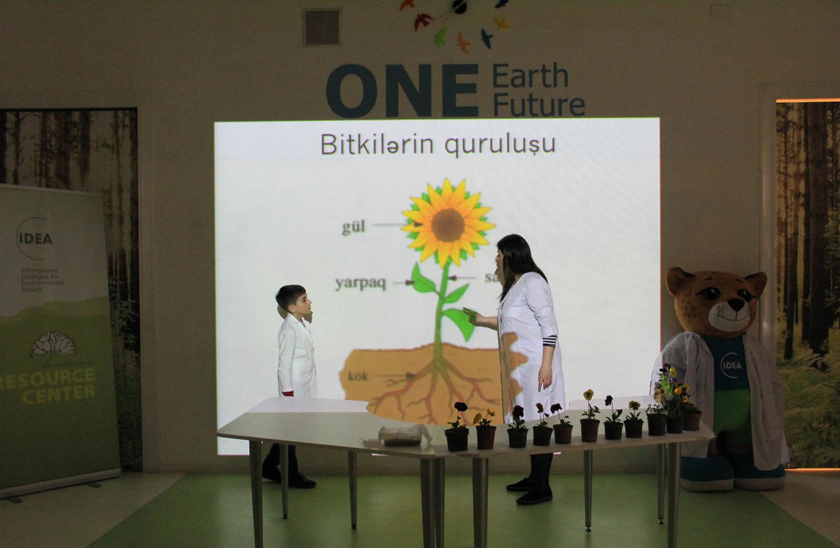 "Uşaqlar üçün ekoloji laboratoriya" çərçivəsində təlim keçirilib
