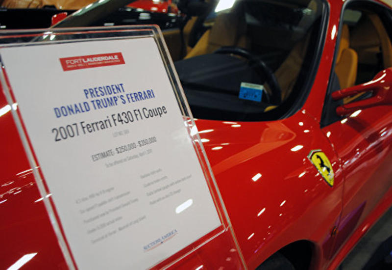 Личный Ferrari Трампа продали за $270 тысяч
